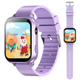 PTHTECHUS Smart Watch for Kids, Kids Watch with Camera, MP3 Player, Learning and Play, Kids Gift for 3-12 Years Old Boys and Girls, Purple