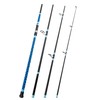 SHOUDE 9FT 4-Piece Travel Surf Fishing Rod, Saltwater Spinning Pole