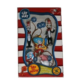 Dr. Seuss Die Katze im Hut Mini Holiday Ornaments 5er Set