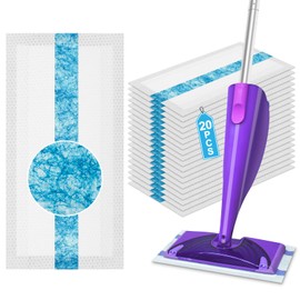 Disposal Mop Pad Refills for Swiffer WetJet Hardwood and Floor Spray Mop Multi-Layer Dry Mop Pads Refill Compatible with Swiffer Wet Jet Heavy Duty Mopping Pads Refills, Multi Surface Floor Cleaning