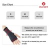 Kuangmi Sport Wrist Support Compression Wrap for Carpal Tunnel (Large,