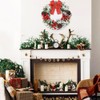 masoe Corona de Navidad para Puerta，Guirnalda Navidad, Corona de Navidad,
