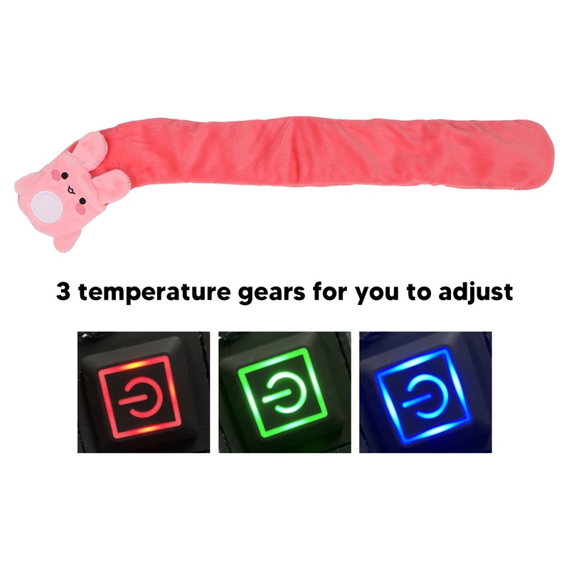 Kids Electric Heated Scarf 3 Temperature Gears Quickly Heating Keep
