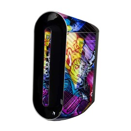 MightySkins Carbon Fiber Skin Compatible with Alienware Aurora R11 Gaming Desktop - Midnight Mischief | Protective, Durable Textured Carbon Fiber Finish | Easy to Apply | Made in The USA