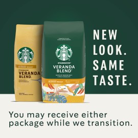 Starbucks Blonde Roast Ground Coffee — Veranda Blend — 100% Arabica — 1 bag (18 oz.)