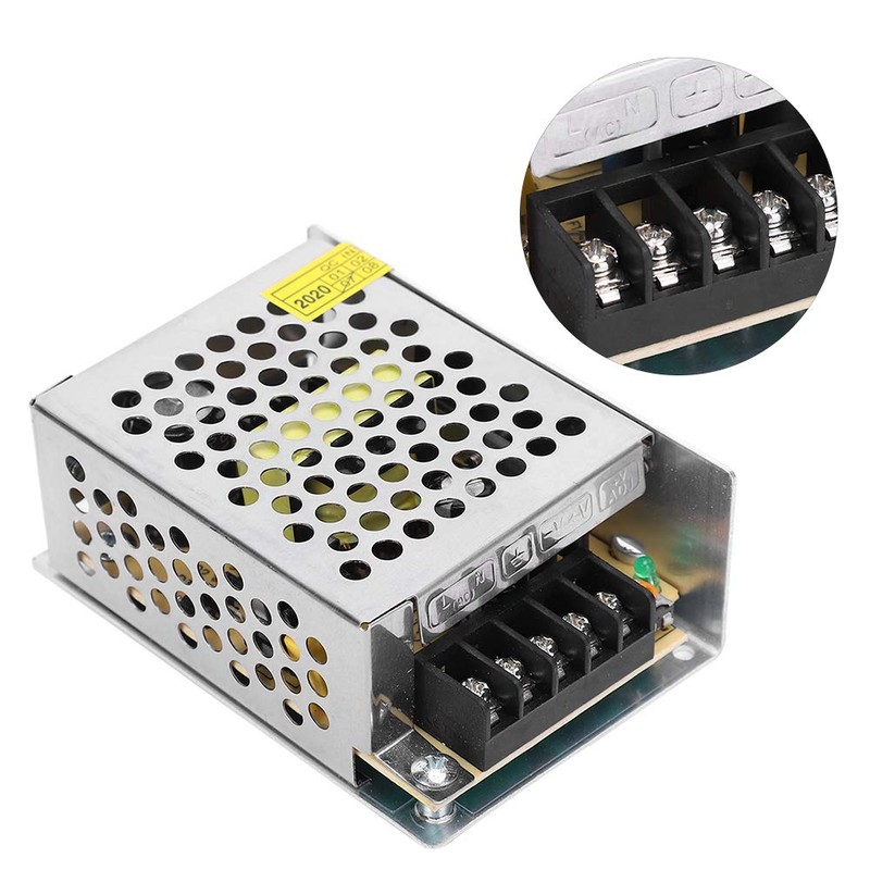 DC12V Aluminum Alloy Switch Power Supply Driver Adapter LED Screen
