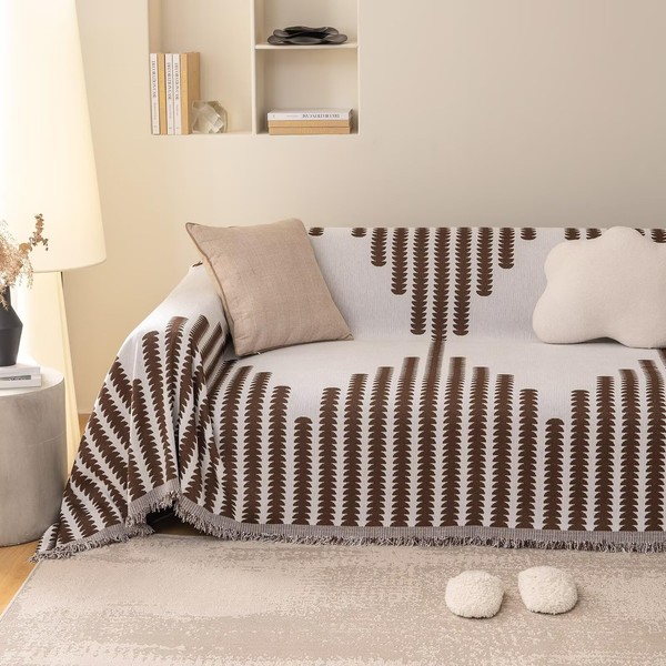 VClife Boho Sofa Covers Couch Cover, Soft Chenille Sofa Couch