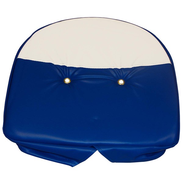 Complete Tractor New 1110-1702 Seat Cushion Compatible with/Replacement for Ford Tractor Blue & White