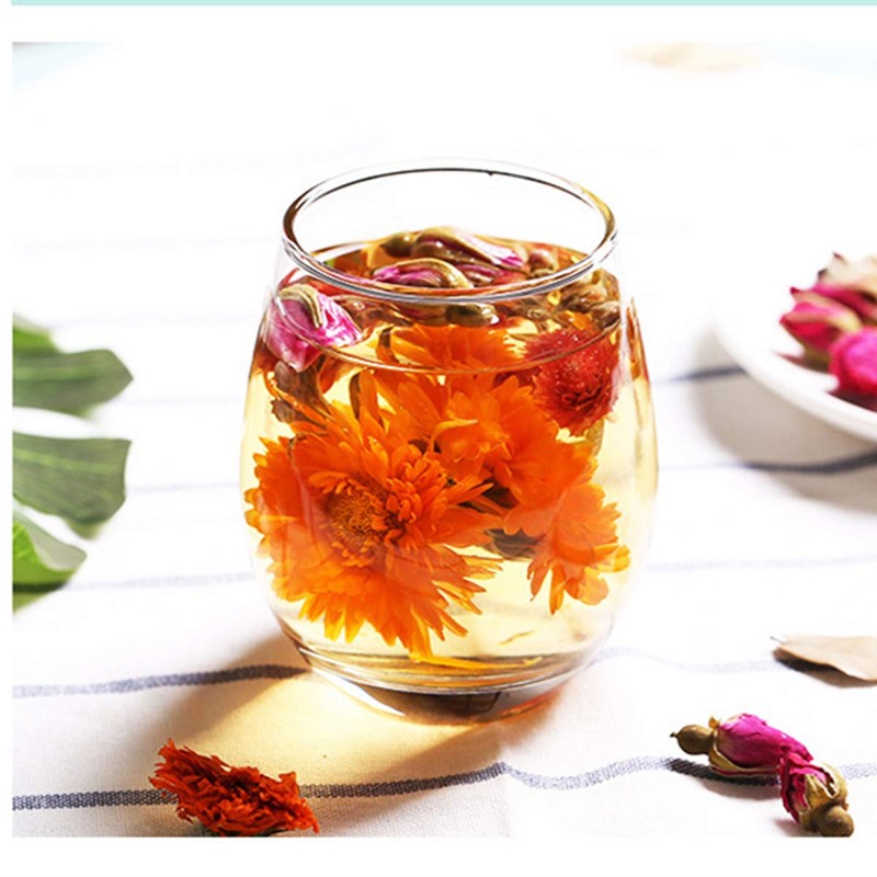 Chinese Herbal Flower Fruit Tea - Golden Silk Chrysanthemum Rose