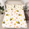 Cute Bee Bed Sheet Set Full Size Honeybee Kids Bedding