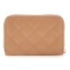 GUESS Giully Zip Around Wallet M Beige, beige