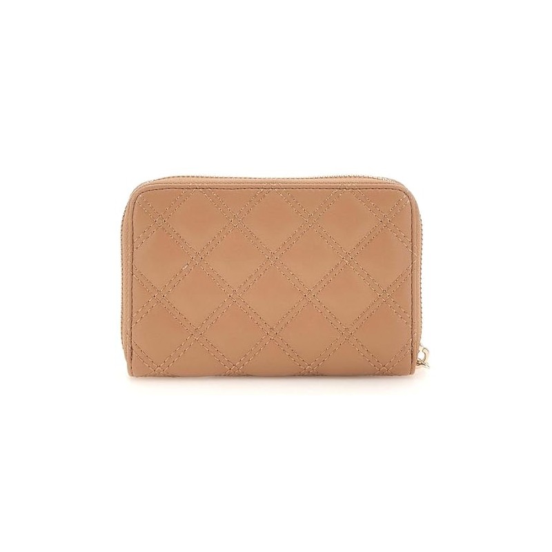 GUESS Giully Zip Around Wallet M Beige, beige