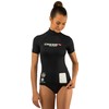 Cressi Women's Lady Black Dive Center Rash Guard Woman Long