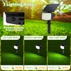 MinPea Solar Spot Lights Outdoor, [27 LED/2 Pack] Adjustable Solar