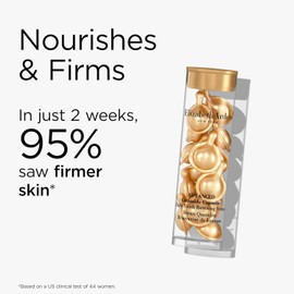 Elizabeth Arden Advanced Ceramide Face Serum Capsule Anti-Aging Skin Care Fragrance-free moisturizing formula provides nourishment and strengthening effects for radiant skin Size / 엘리자베스 아덴 어드밴스드 세라마이드 페이스 세럼 캡슐 안티에이징 스킨케어 무향 보습 포뮬러로 빛나는 피부 탱탱한 영양 공급 및 강화 효과를 선사합니다 Size