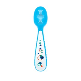 Nuby Baby's First Spoons Set - (3-Pack) Feeding Utensils for Babies - 6+ Months - Bubbles