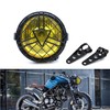 evomosa Universal motorcycle headlight, 6‘’ halogen headlight with lampshade cover