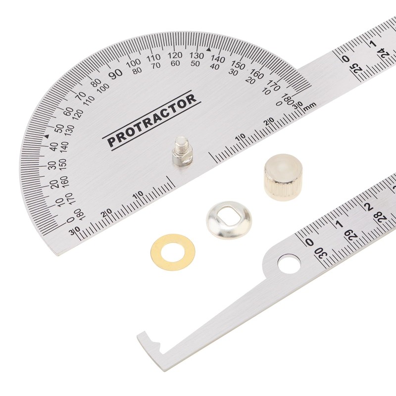 Smgda Protractor, 3.9 inches (10 cm) / 11.8 inches (10