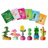 PLUS PLUS Playful Plant Packets, 3D Puzzle Building Block Set,