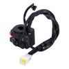 7/8in Motorcycle Handlebar Switch Horn Button Headlight Turn Signal Fog