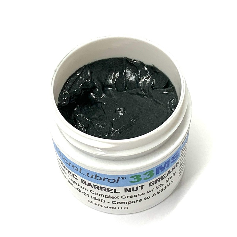 MicroLubrol 33MS MIL-SPEC Barrel Nut Lithium Moly Synthetic Grease 2
