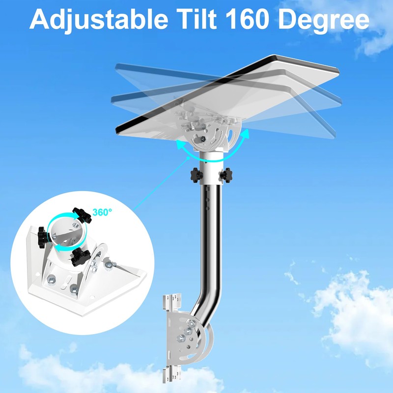 Starlink Mini Wall Mount, 12" J-Pole Mounting Bracket Kit for