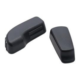 Vkinman 2Pcs Power Seat Backrest Adjust Switch Button Cap Cover Left Side Replacement for Nissan Altima 2004-2020 Murano 2011-2021 (Black)