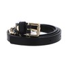 VALENTINO Emma Winter Belt W110 Nero / Oro - Can