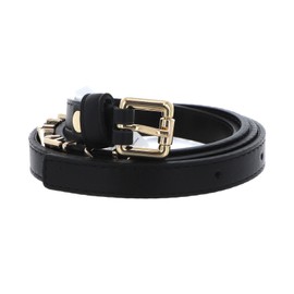 VALENTINO Emma Winter Belt W110 Nero / Oro - Can be Shortened, Nero / Oro