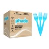 phade 100% Compostable Forks – BPI Certified Sustainable PHA Flatware,