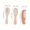 KOMBIUDA 1set Newborn Brush Set Hair Brush and Comb Set