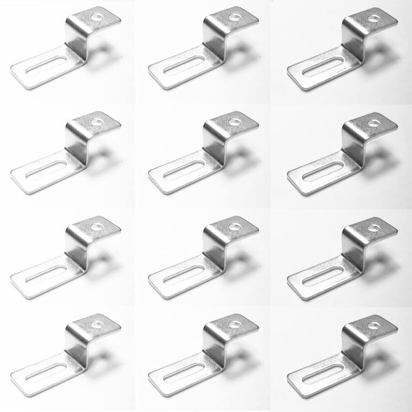 888 Corp 1/4" Offset Clips (12 Pack) - Zinc Plated