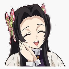 Kanae Kocho Ara Ara Bumper Sticker Vinyl Decal 5"