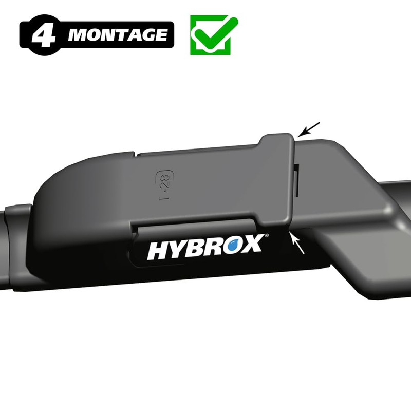 HYBROX Front Windscreen Wipers V122U for Skoda Fabia (2014-2021)