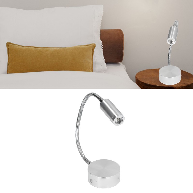 LED Spotlight 3W 4000K Work Reading Wall Light Aluminum with