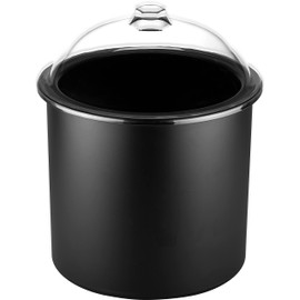 Carlisle FoodService Products Coldmaster Plastic Ice Cream Server and Lid, 3 Gallon, Black