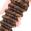 Dokksiiia Brown Ombre Human Hair Bundles P4/27 - Piano Color