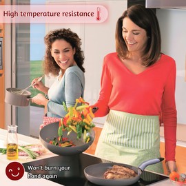 2024 New Silicone Pan Handle Sleeve Pot Handle Heat Insulation Cover Multifunctional Heat-Resistant Silicone Pan Handle Cover Sleeve (2pcs Small)