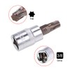 sourcing map Screwdriver 3/8 Inch Drive x T45 Torx Bit