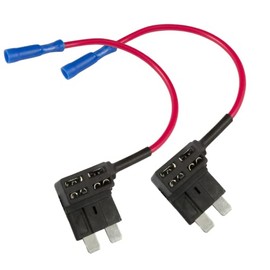 2 x Add A Circuit Piggy Back Fuse Tap Standard Blade Fuse Holder ATO 12V (Pack of 2)