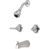 Olympia P-1230 Elite Two Handle Tub/Shower Set in PVD Brushed