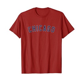Chicago Illinois IL T-Shirt Vintage Sports Design Retro Tee T-Shirt