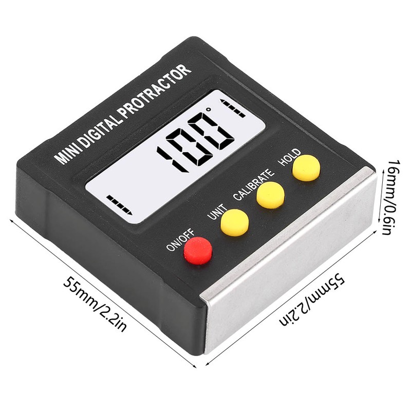 Mini Electronic Digital LCD Protractor Angle Finder Level Box Inclinometer
