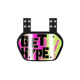 O Shield Get Hype Football Back Plate, Adjustable Protective Backplate Football, High Impact Resistant Sports Equipment Accessories, Youth