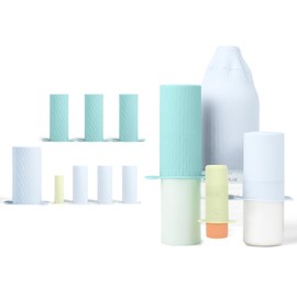 Mrsdry Bottle Covers for Travel, Leak Proof Elastic Sleeves, Travel Size Container Covers, Holiday Essentials for Women, Multiple Sizes Cover Suit for Various liquids Toiletries Bottles (8pcs)