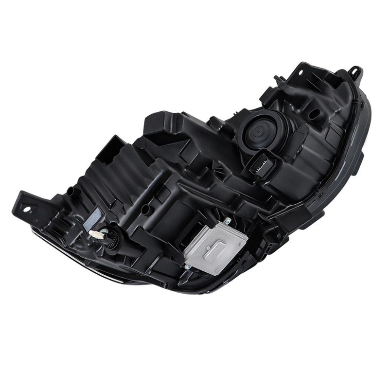 TJHSM Headlight Assembly Headlamp Black Left Side Replacement for 2019-2023