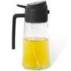 TKSDWBLTY 4Pcs Olive Oil Dispenser Bottle 2 in 1 Clear