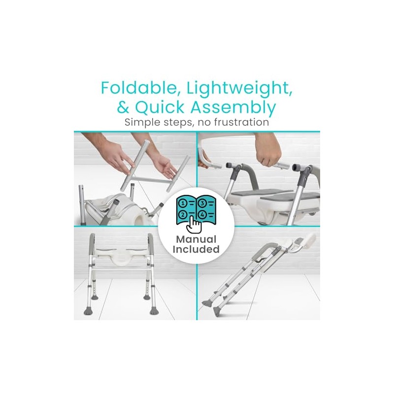 Vive Shower Chair for Elderly & Disabled - Handicap Bath