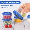 Freezer Storage Containers, [12 Pack-8 oz] Ultra Thick Freezer Containers