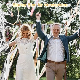 Wedding Wands, Pack of 30 Sticks with Bell and Wedding Ribbons, Magic Wands, Wedding Streamers Used for Weddings, Birthdays, Parties, Holiday Parties